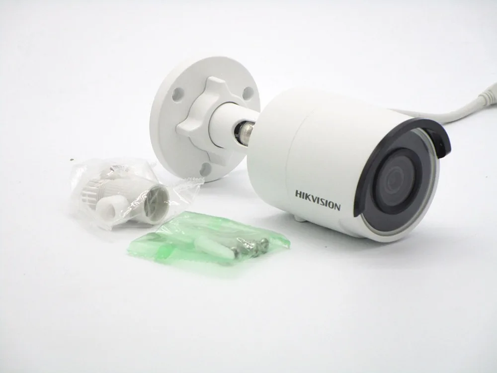 Камера видеонаблюдения Hikvision 8 Мп стандартная цилиндрическая IP камера H.265 IP67