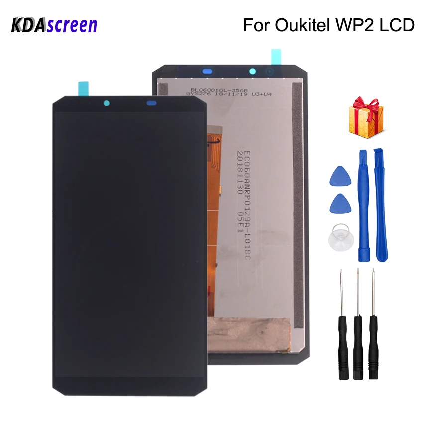 Оригинальный 6 0 дюйма для Oukitel WP2 ЖК дисплей сенсорный экран в сборе детали