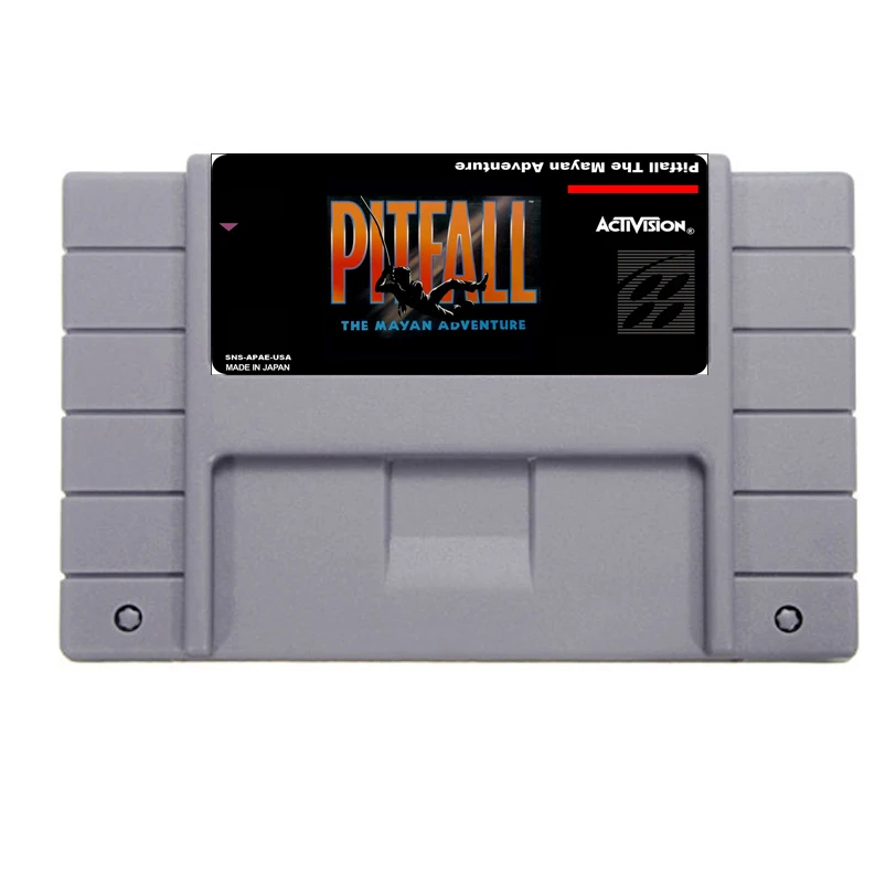 Горячая продажа 16 бит 46pin карточки для Супер игры-Pitfall | Электроника