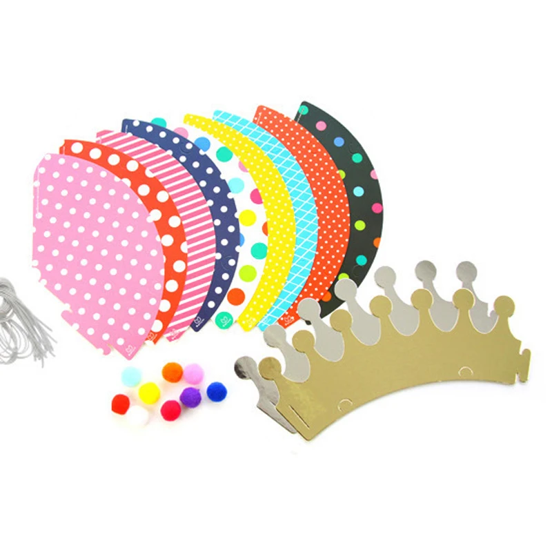 11 шт./компл. вечерние праздничные корейские милые шапки праздничный колпак