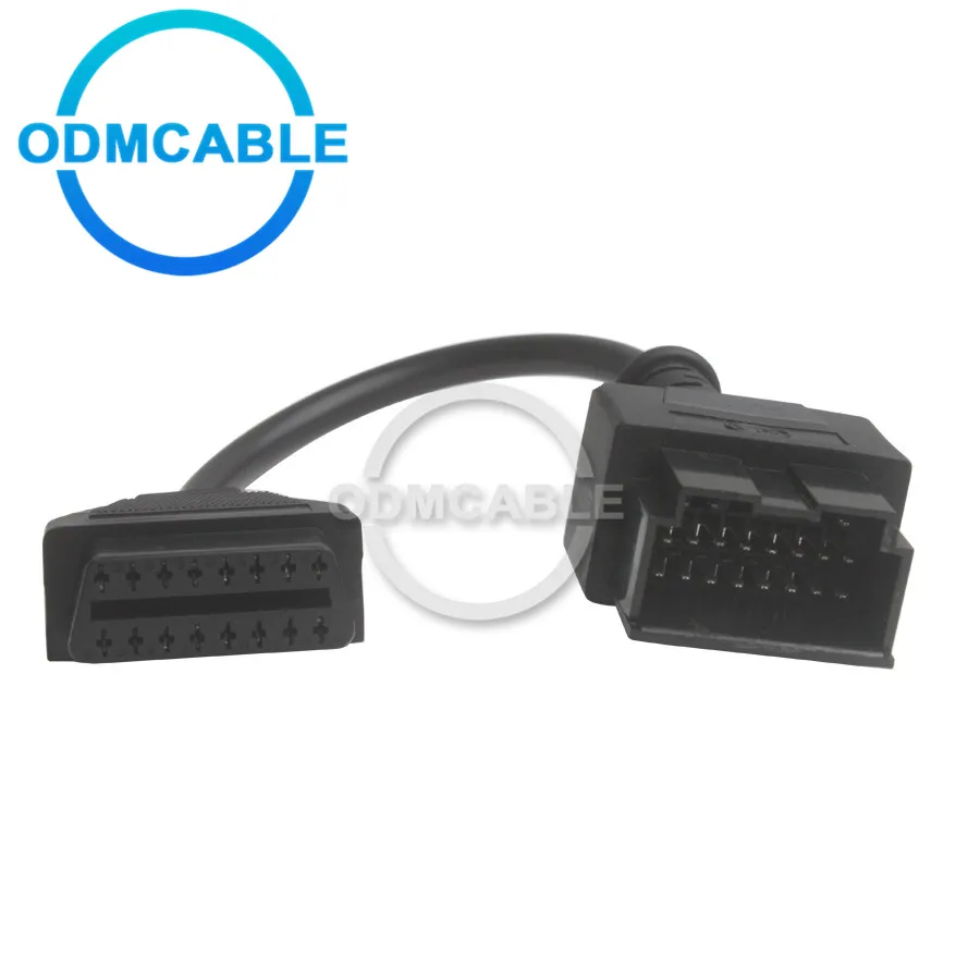 Диагностический кабель OBD 20 pin к 2 16pin Автомобильный диагностический адаптер для KIA
