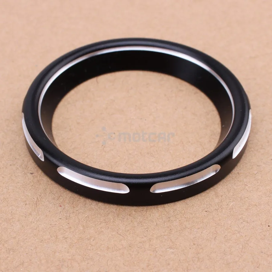 Мотоцикл черный алюминиевый СТЕРЕО акцент + спидометр динамик отделка кольцо