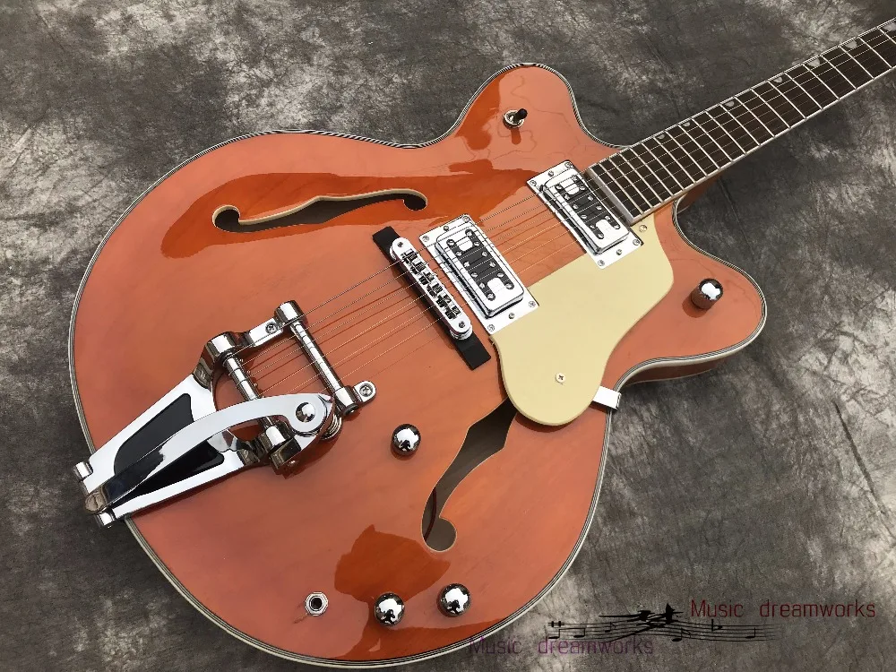 Китай OEM Becoda электрическая гитара полый джаз брикет большая - Цена: 29313.14