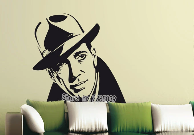 Мужчина с шапкой наклейка крутые мужчины наклейки на стену гостиная виниловый