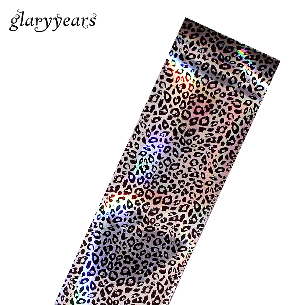 1 шт. переводная наклейка пленка из фольги для дизайна ногтей с леопардовым