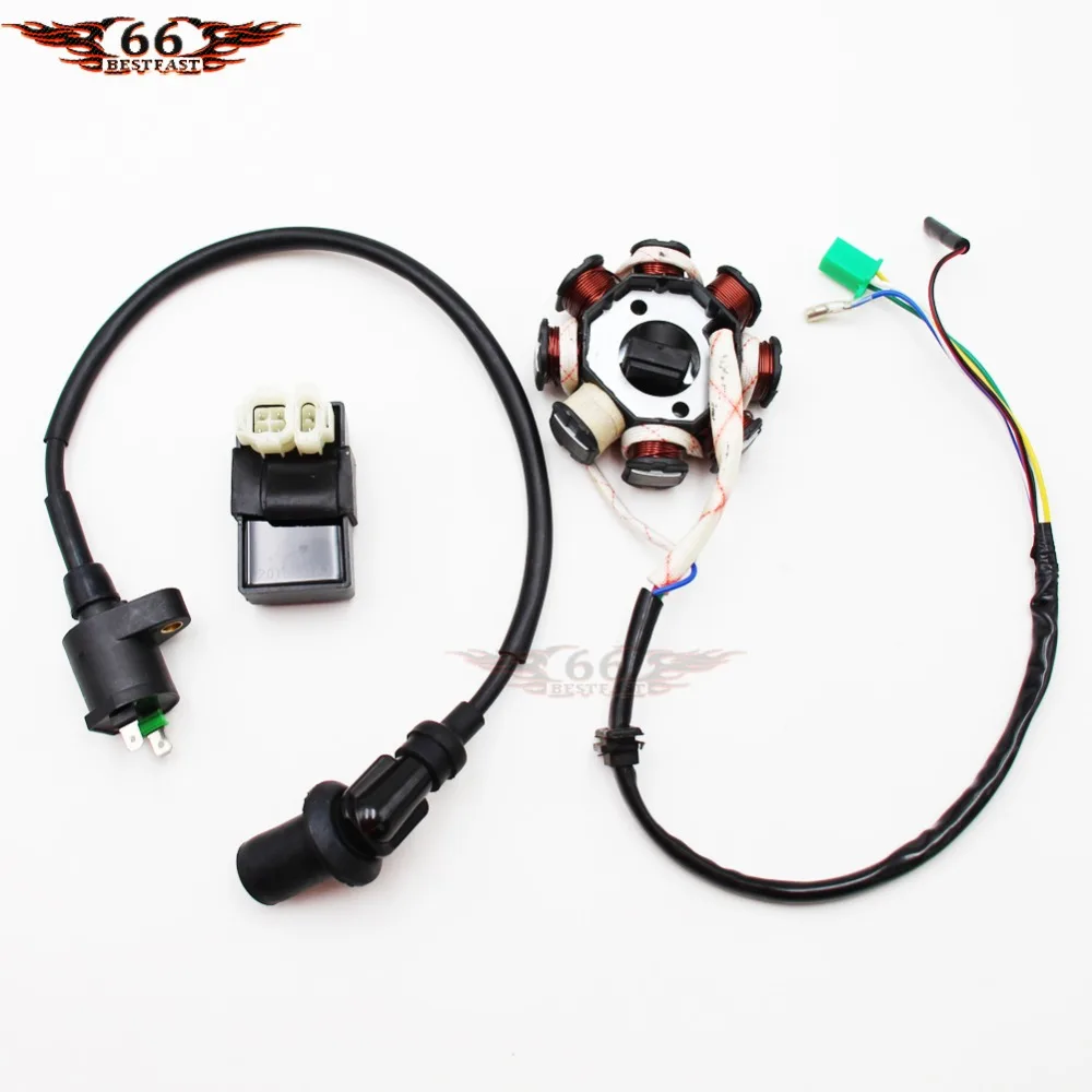 GY6 50 150 катушка статора магнита зажигания CDI куб. См в наличии вездеход карта багги