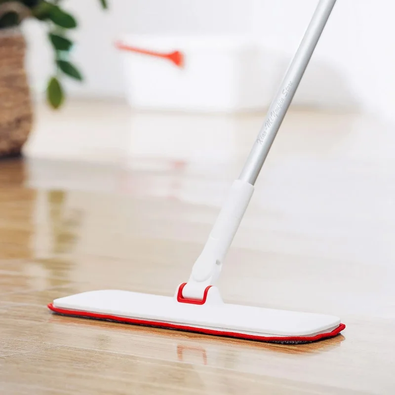 Xiaomi Mijia YJ Регулируемая поворотная многофункциональная плоская Швабра из микрофибры, гибкая рабочая Швабра для дома, офиса, ежедневной уборки