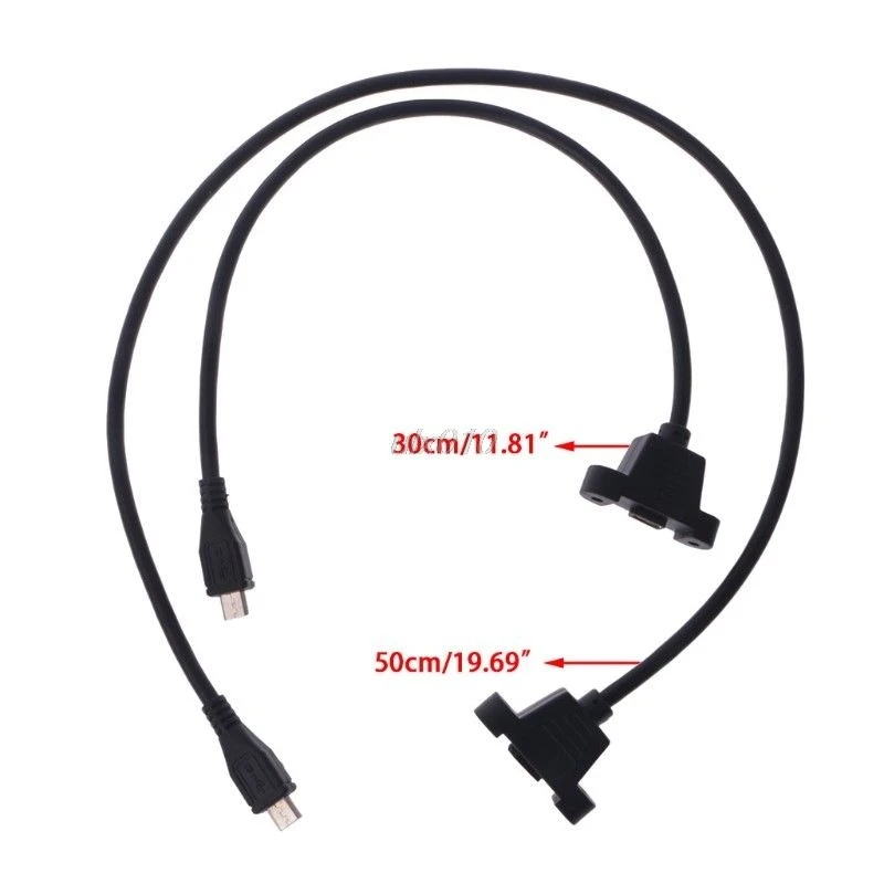 Кабель удлинитель July1 с разъемом Micro USB 2 0 и штекером на гнездо 30 см/50 см оптовая