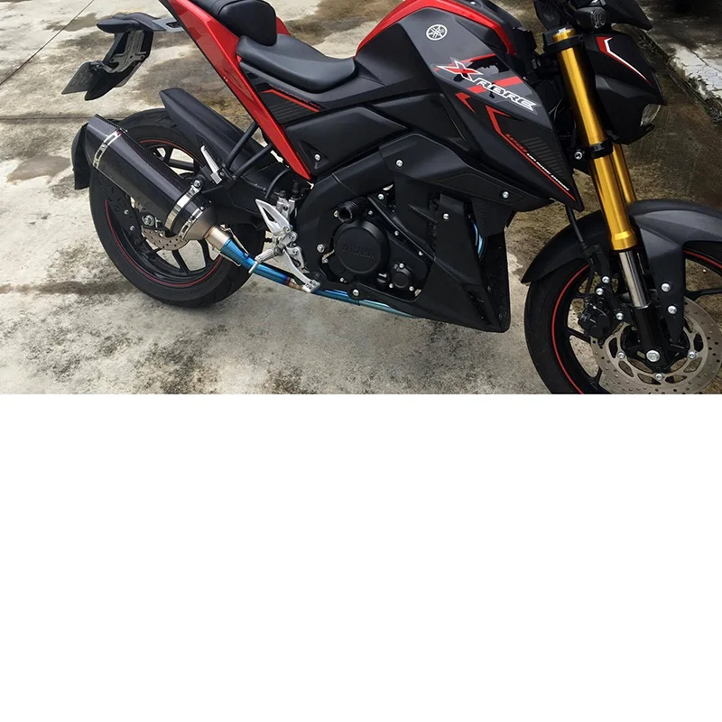 Выхлопной глушитель R15 из нержавеющей стали для мотоцикла силенцерединговая