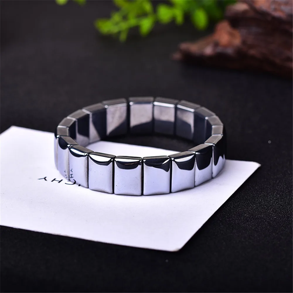 Топ натуральный Terahertz волнистый драгоценный камень прямоугольные шарики