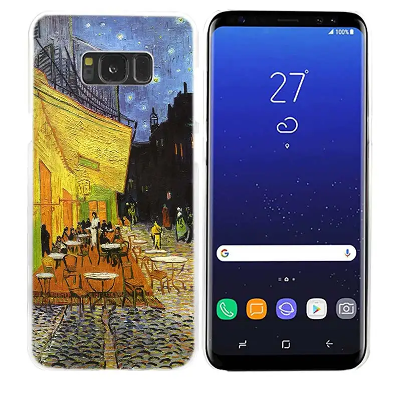 03 Sky van gogh для samsung Galaxy Note 8 9 M30 M20 M10 S10 S9 S8 Plus S7 S6 Edge жесткий пластиковый чехол для телефона - Цвет: 03