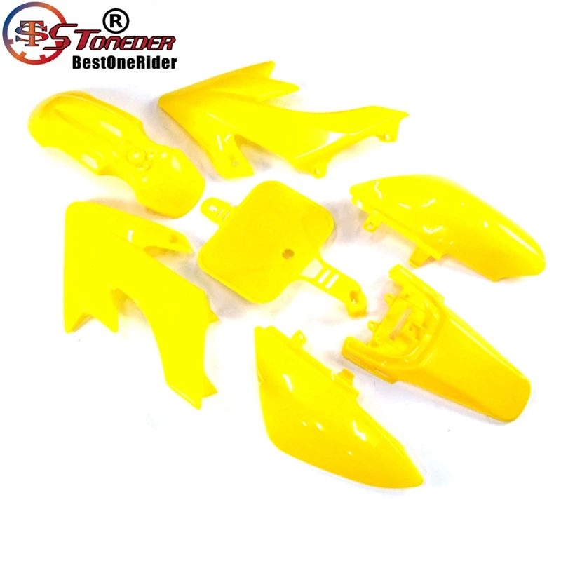 Комплект пластиковых крыльев STONEDER для CRF50 XR50 50cc 70cc 90cc 110cc 125cc 140cc 150cc 160cc Piranha Pitsterpro DHZ
