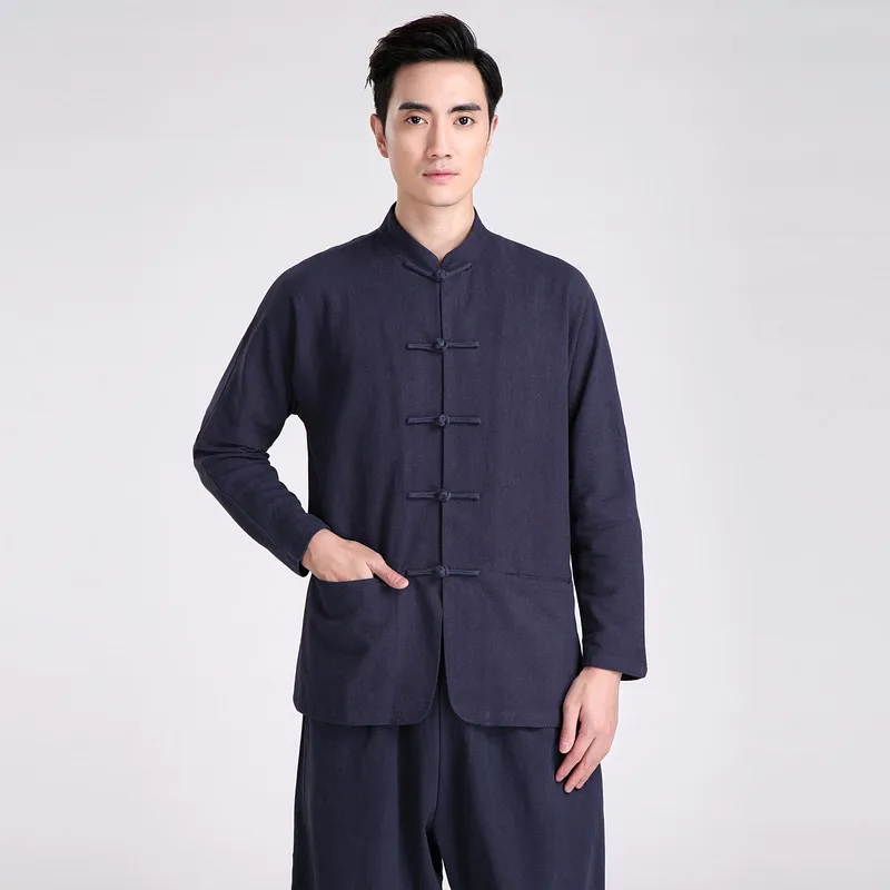 Shangahi история Cheongsam топ китайский стиль одежда Hanfu Cheongsam рубашка китайская традиционная мужская одежда