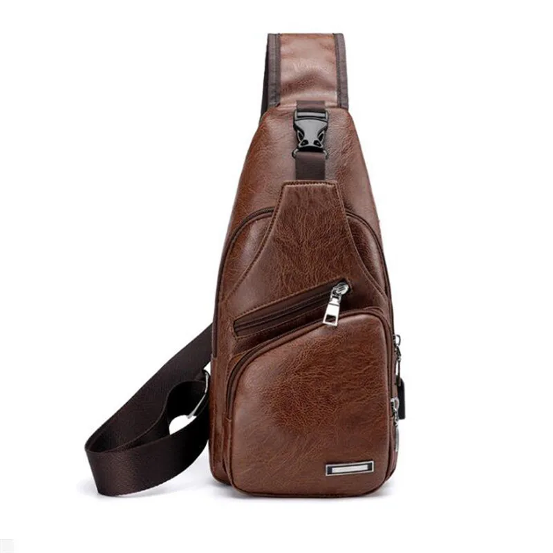 Портативные мужские дорожные упаковочные сумки с usb зарядкой нагрудная сумка