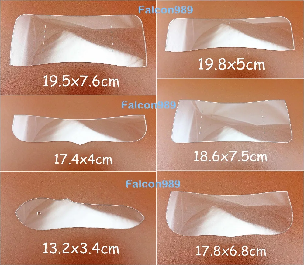 10 шт. трафарет для кожевенного ремесла из акрила с длинным бумажником + набор