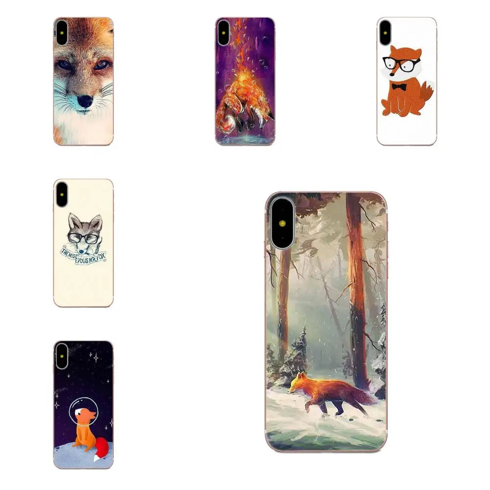 Чехол из ТПУ с рисунком Mr очки Лиса для Huawei Honor 4C 5A 5C 5X 6 6C 6A 6X 7 7X 8 9 V8 V10 Y3II Y5II Y6II G8 P7 Play