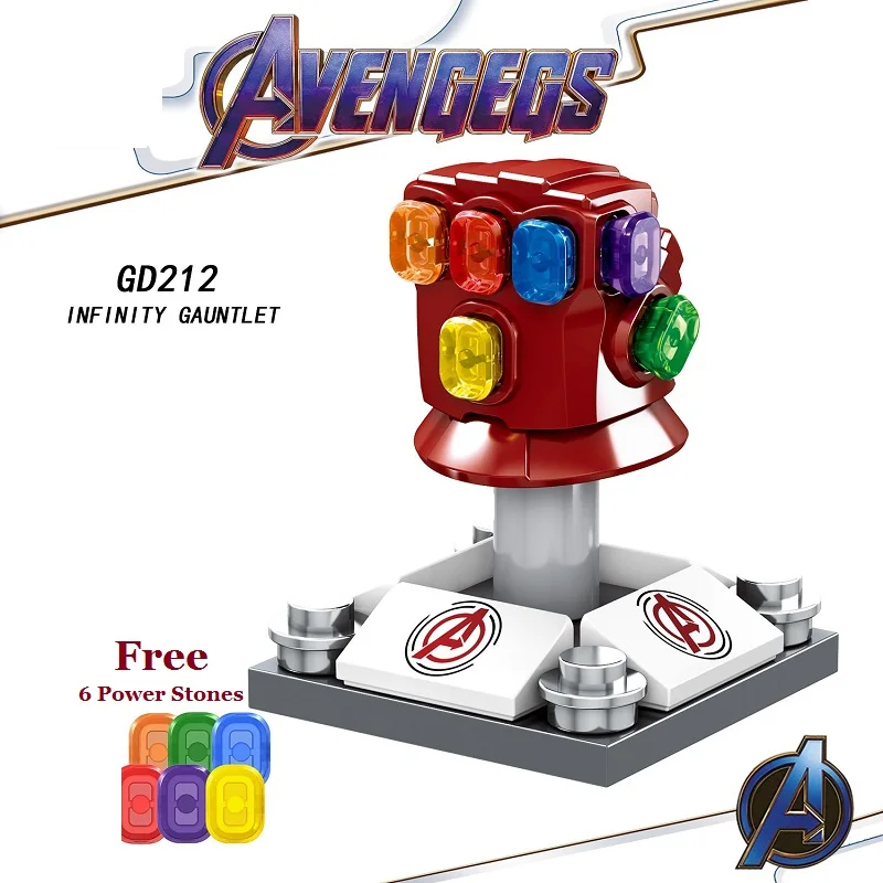 Фигурки Legoed Avengers 4 Endgame Marvel Железный человек танос Infinity Gauntlet модель строительных