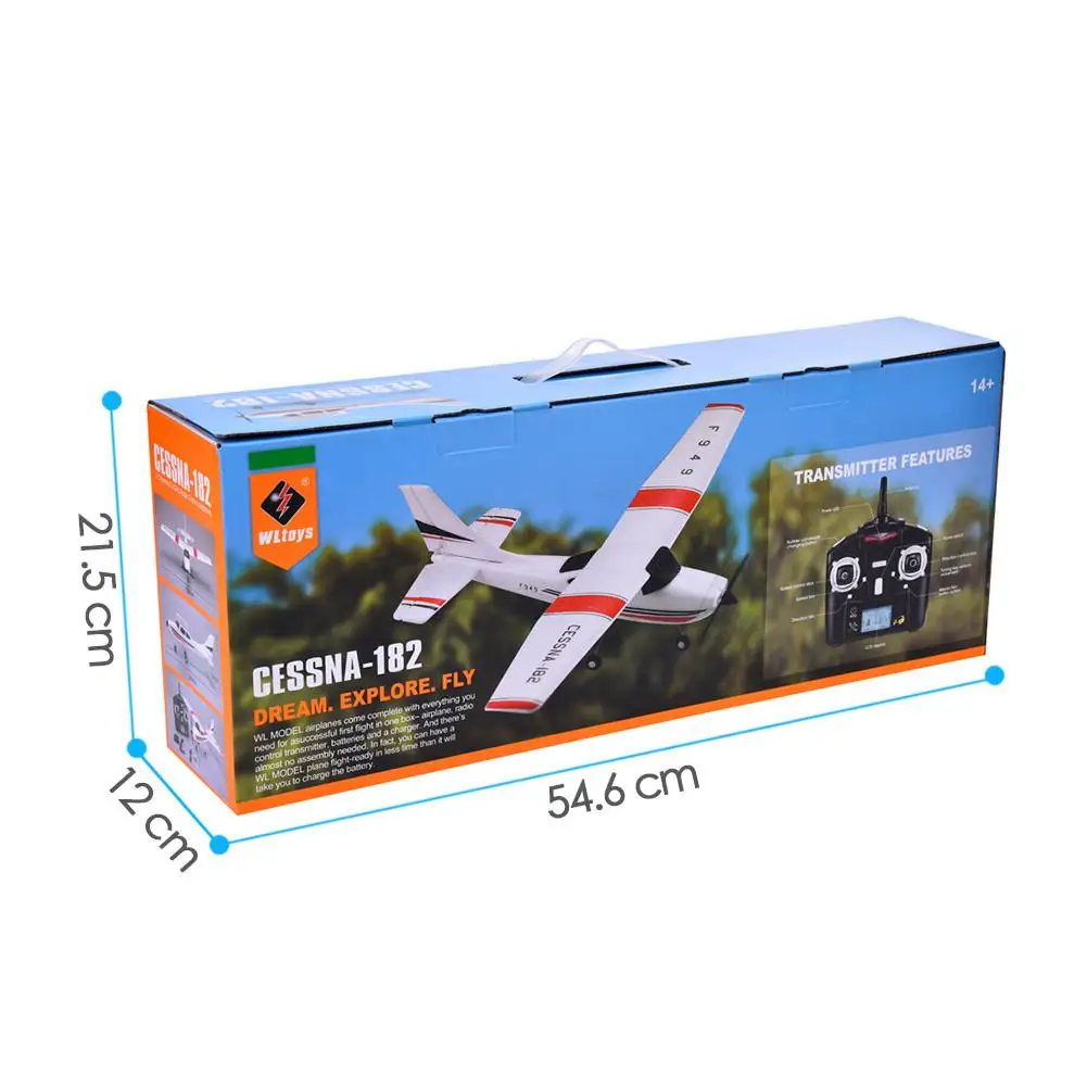 WL Toys F949 RC Toy 2 4G модель самолета трехканальный ручной метательный планер с