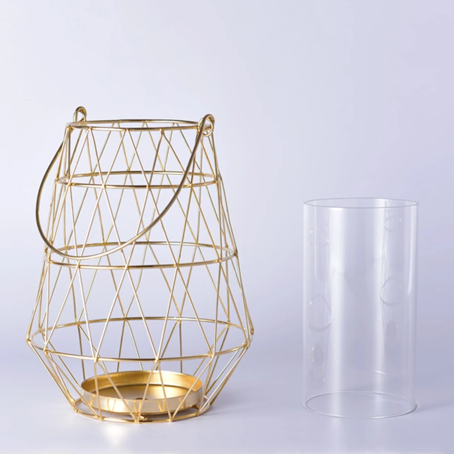 Скандинавский домашний декор Свадебные подсвечники San Valentin Decoracion Золотой Marokkaanse