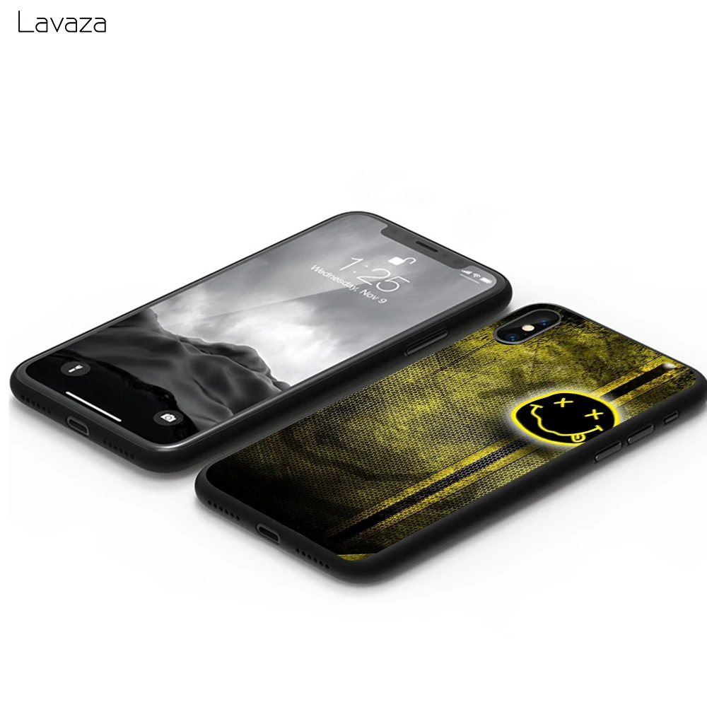 Мягкий чехол Lavaza Nirvana Band для Apple iPhone 6 6S 7 8 Plus 5 5S SE X XS MAX XR TPU | Мобильные телефоны и
