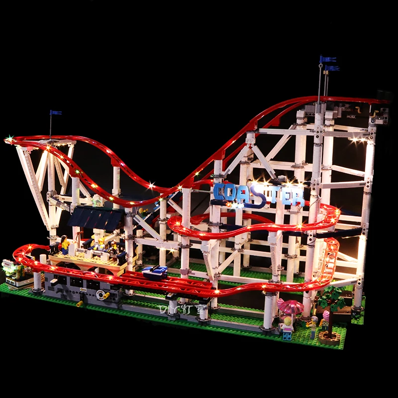 Набор со светодиодсветильник кой для Lego 10261 совместимый с 15039 забавные