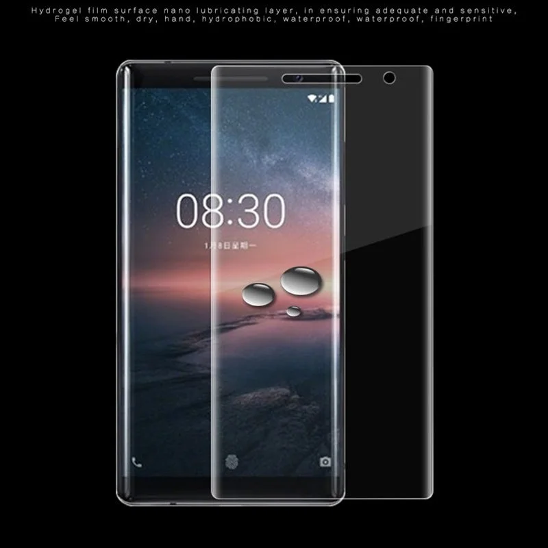 3D закаленное стекло для Nokia 8 Sirocco Global Surface полное покрытие экрана протектор TA 1042