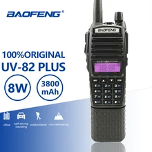 Baofeng UV-82 Plus Walkie Talkie 10 км двойной PTT 3800 мАч двухдиапазонный UV 82 портативный HF приемопередатчик Ham радио CB радиостанция UV82 Baofeng UV-82 Plus Walkie Talkie 10 км двойной PTT 3800 мАч двухдиапазонный UV 82 портативный HF приемопередатчик Ham радио CB радиостанция UV82