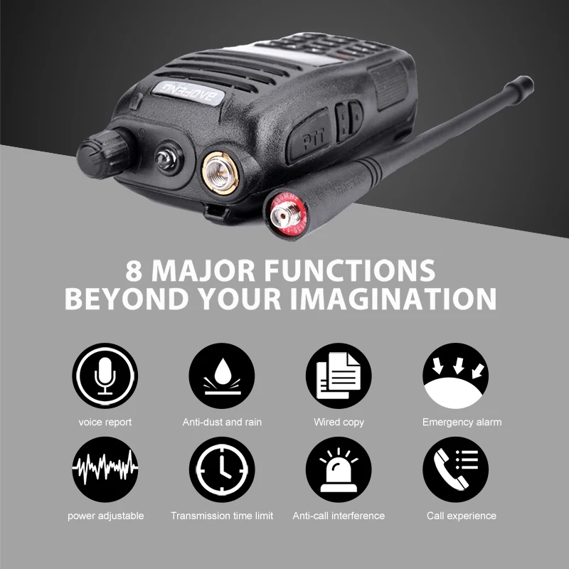 BaoFeng UV B6 Портативный иди и болтай Walkie Talkie “иди 5 Вт дальний двухстороннее радио