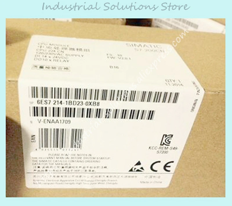 Новый 14DI 10DO 187 5 K совместим с ЦП PLC S7-200 224 6ES7214-1BD23-0XB8 6ES7 214-1BD23-0XB8 1 год гарантии |