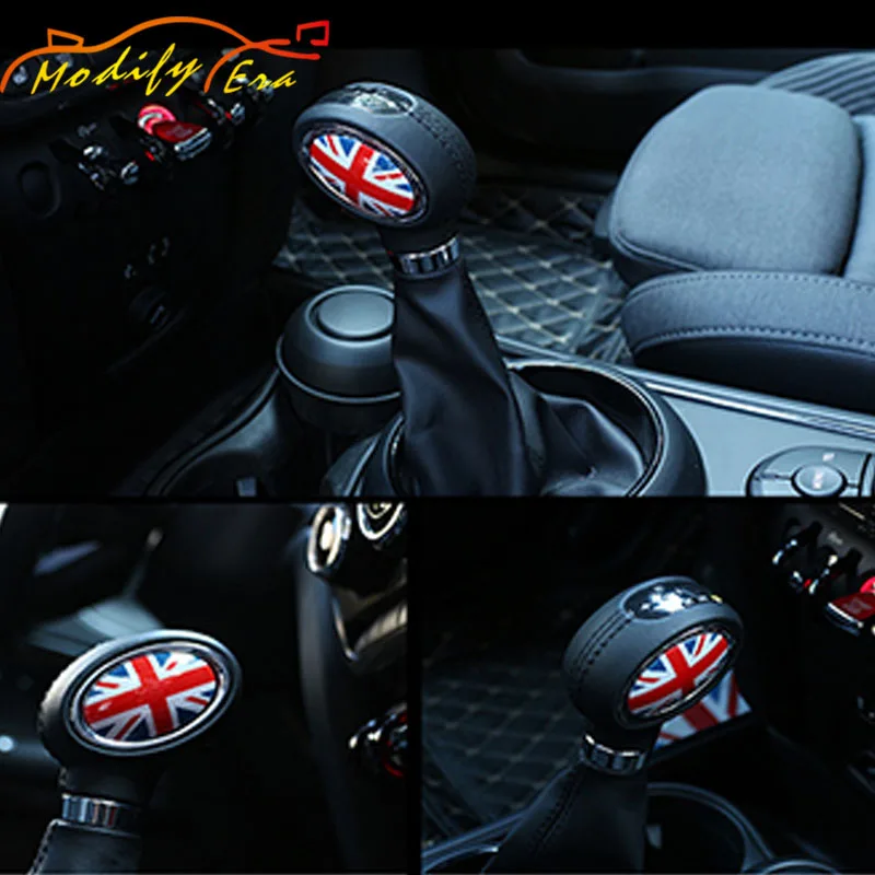 Новинка, ручка переключения передач, чехол-накладка на голову для MINI Cooper F55 F56 F54 F57 F60, наклейки для автомобиля