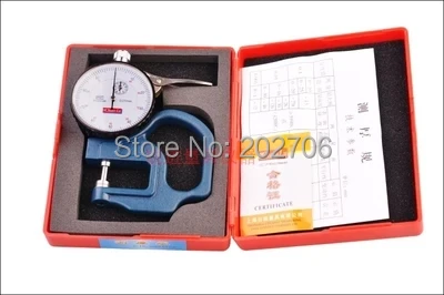 Толщиномер с круглым циферблатом 0-10 мм | Инструменты