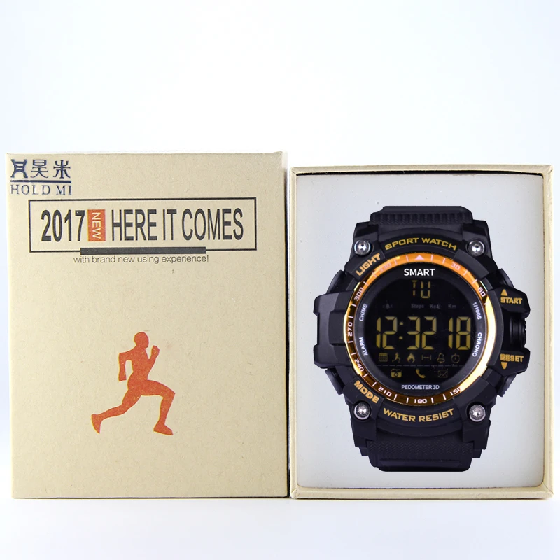 Новинка EX16 Спортивные Bluetooth Смарт часы Xwatch 5ATM IP67 водонепроницаемые умные часы Шагомер Секундомер Будильник долгое время ожидания