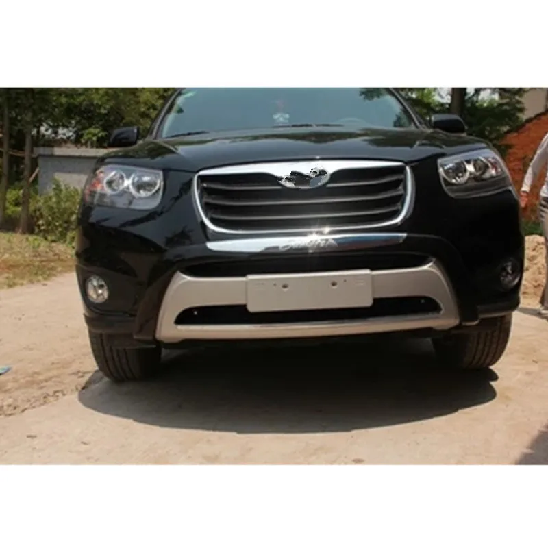 Высокое качество пластик Передний+ Задний бампер протектор для hyundai Santa Fe 2010 2011 стайлинга автомобилей