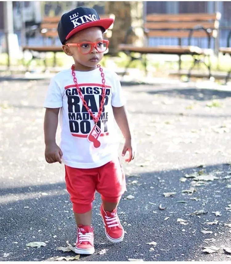 Unisexl/футболка для маленьких мальчиков Повседневная летняя футболка с короткими