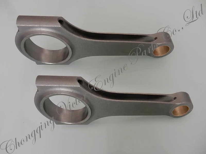 H луч кованый 4340 Шатунов с болтами для Nissan RB30 KA24DE SPL VQ30 SR20 SR16 DR30 FJ20 VG30 высоким