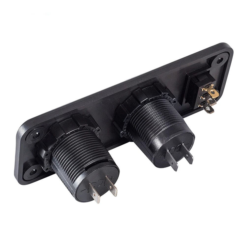 12 24 в USB зарядное устройство для мотоцикла Авто Грузовик ATV Лодка LED автомобиль 3.1A