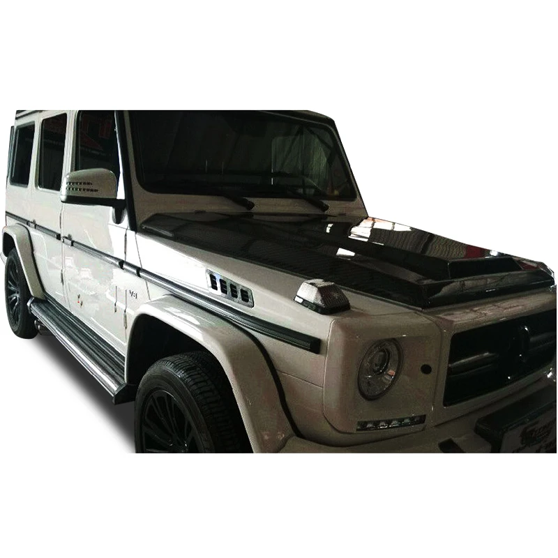 G класс углеродное волокно крышка капота двигателя вентиляционные отверстия для