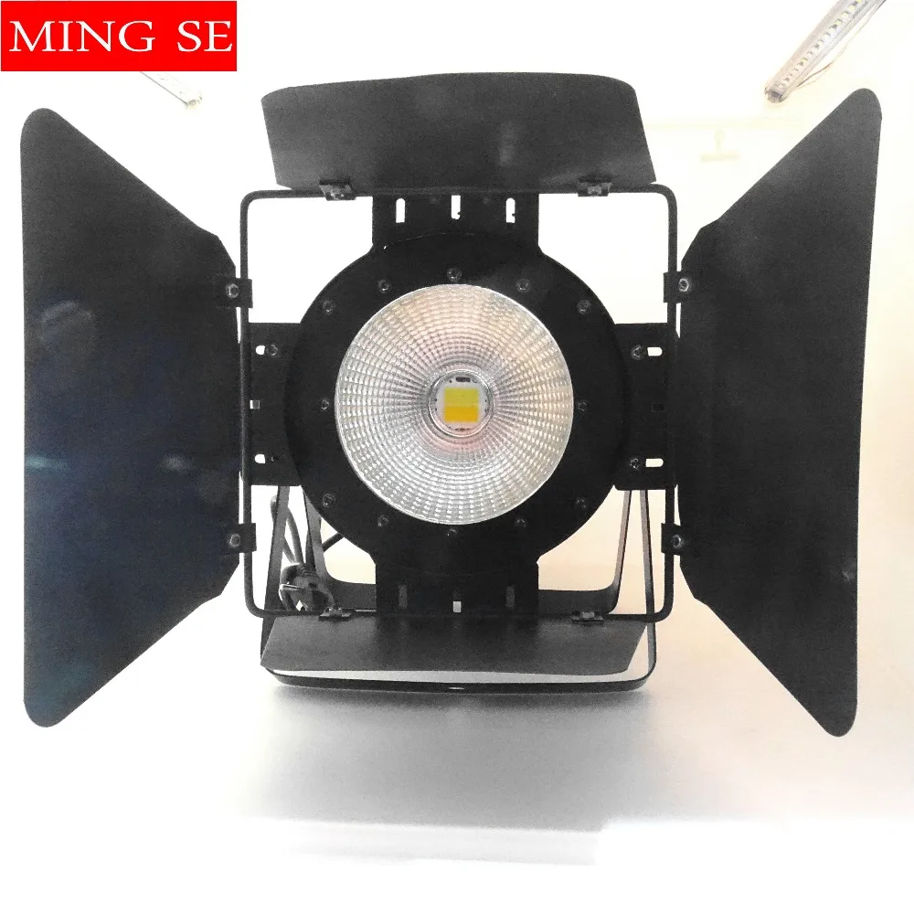 6 шт./лот 2018 LED Par COB 100 Вт с дверью сарая Высокая мощность алюминиевый чехол