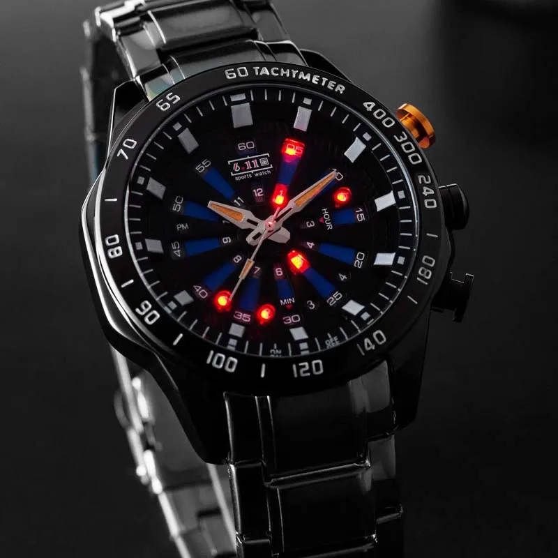 Часы наручные мужские кварцевые аналоговые люксовые модные спортивные