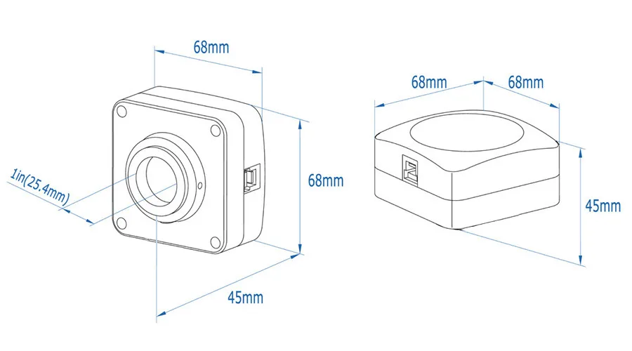 Высокая частота кадров 320fps 1.5MP USB3.0 darkfield флуоресцентный микроскоп камера с глобальной затвор sony imx273 сенсор
