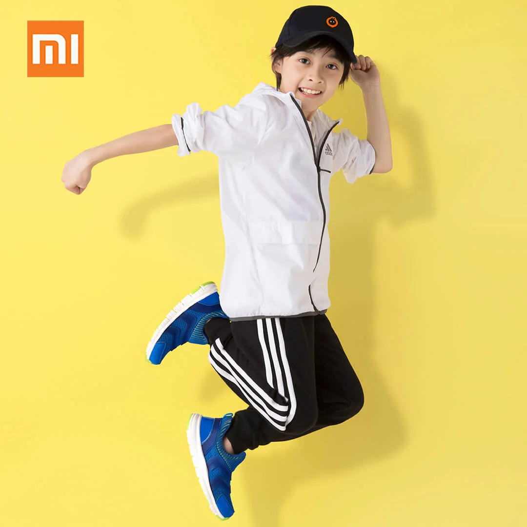 Xiaomi легкие детские кроссовки с высокой эластичной подошвой EVA, летающие ткачество, дышащие удобные легкие нескользящие спортивные туфли