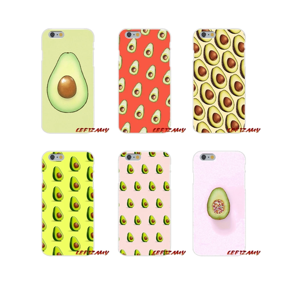 Аксессуары чехлы для телефонов Чехлы iPhone X XR XS MAX 4 4S 5 5S 5C SE 6 6S 7 8 Plus вкусный авокадо