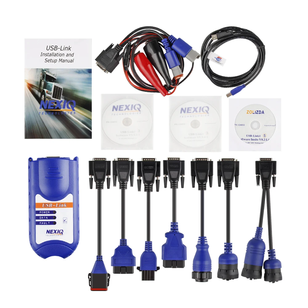 Горячая NEXIQ Авто сверхмощный грузовик сканер инструмент NEXIQ USB ссылка Nexiq 125032 USB ссылка NEXIQ 2 USB/Bluetooth лучше, чем DPA5