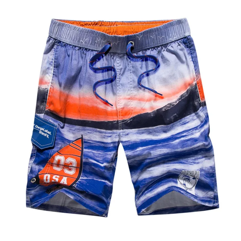 Мужские Гавайские плавки быстросохнущие пляжные шорты для серфинга бега