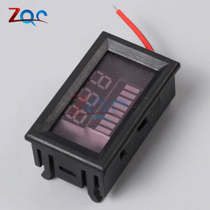 Светодиодный индикатор свинцово кислотной батареи 12 В 24 36 48 емкость аккумулятора