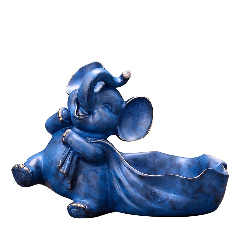 Ящик для хранения косметики в европейском стиле со слоником фигурки животных