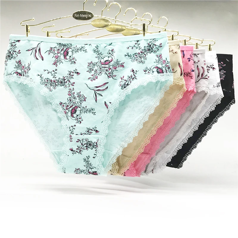 4 шт./лот женское нижнее белье с высокой талией сексуальные кружевные трусики