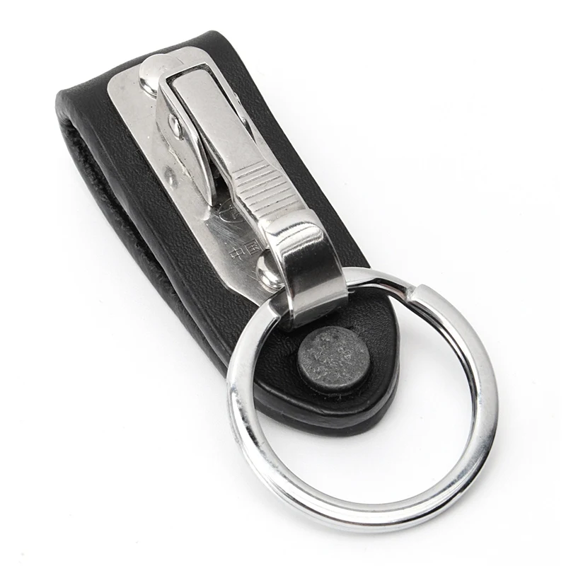 Держатель для ключей деловой стиль мужской пояс висящий Съемный брелок из