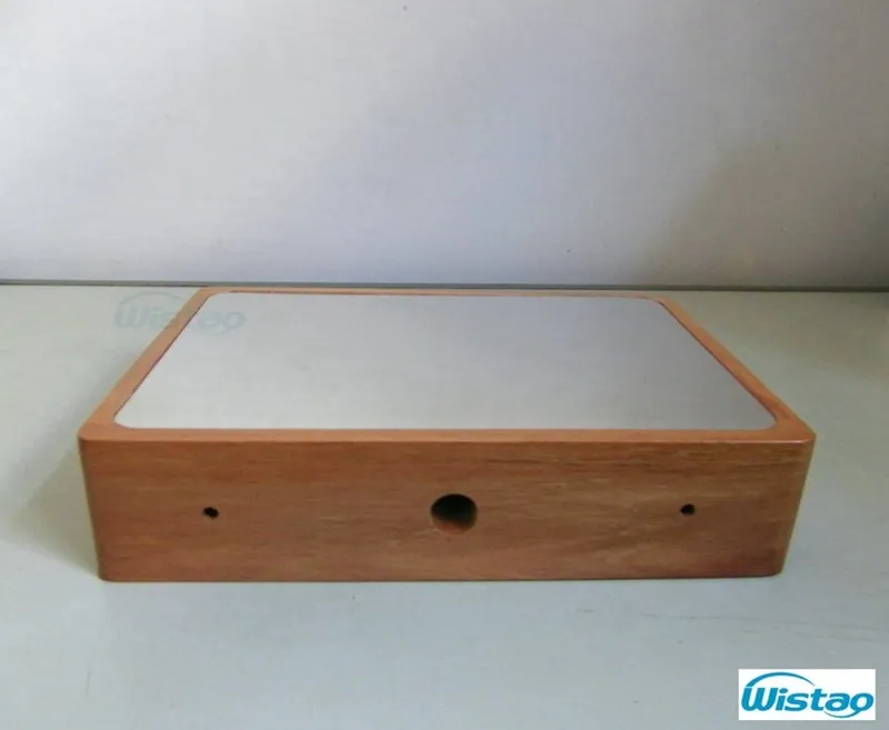 DIY роскошный деревянный корпус шкаф из розового дерева корпус в сочетании с верхней вниз алюминиевая пластина для лампового усилителя шасси HIFI аудио