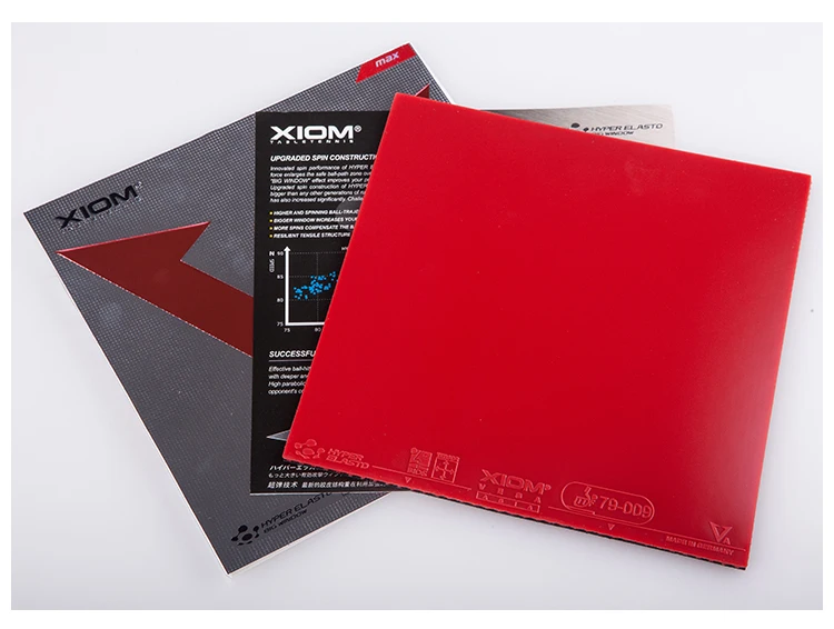 

SALE Original XIOM RED VEGA ASIA Professional Table Tennis Rubber Ping Pong Rubber MAX Made in Germay Free Shipping
